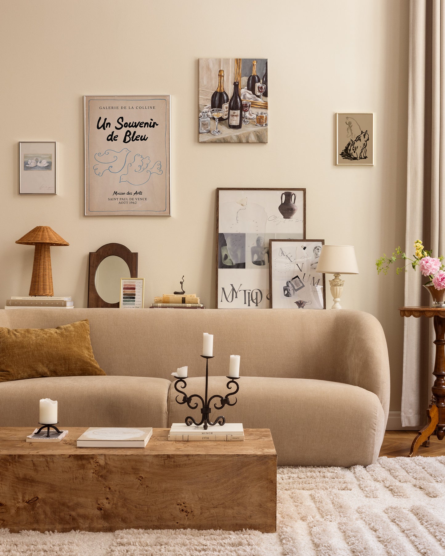Modern Unique gallery wall