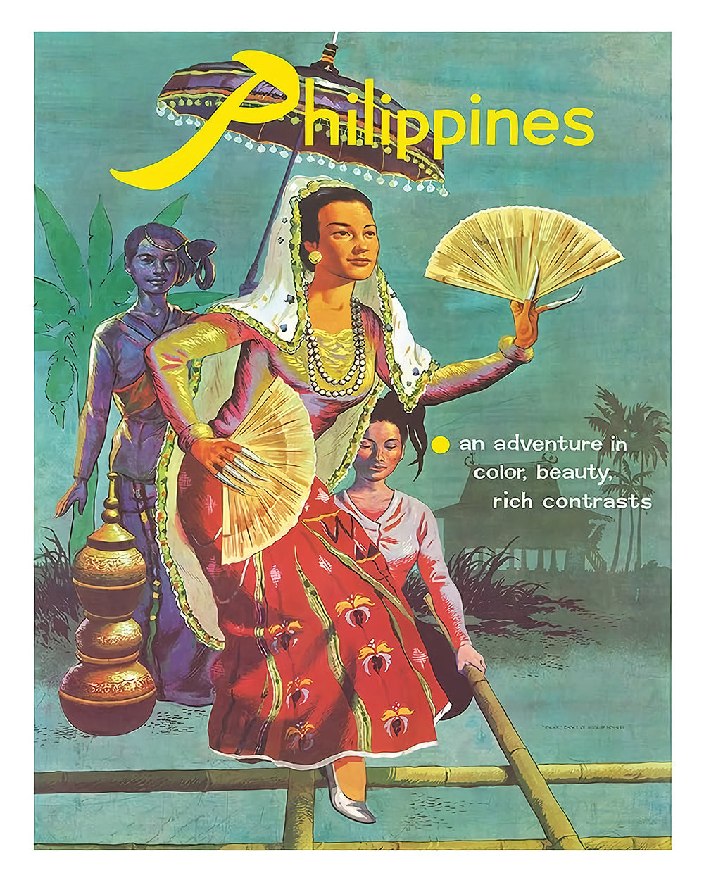 Southern Philippines Folk Dancer