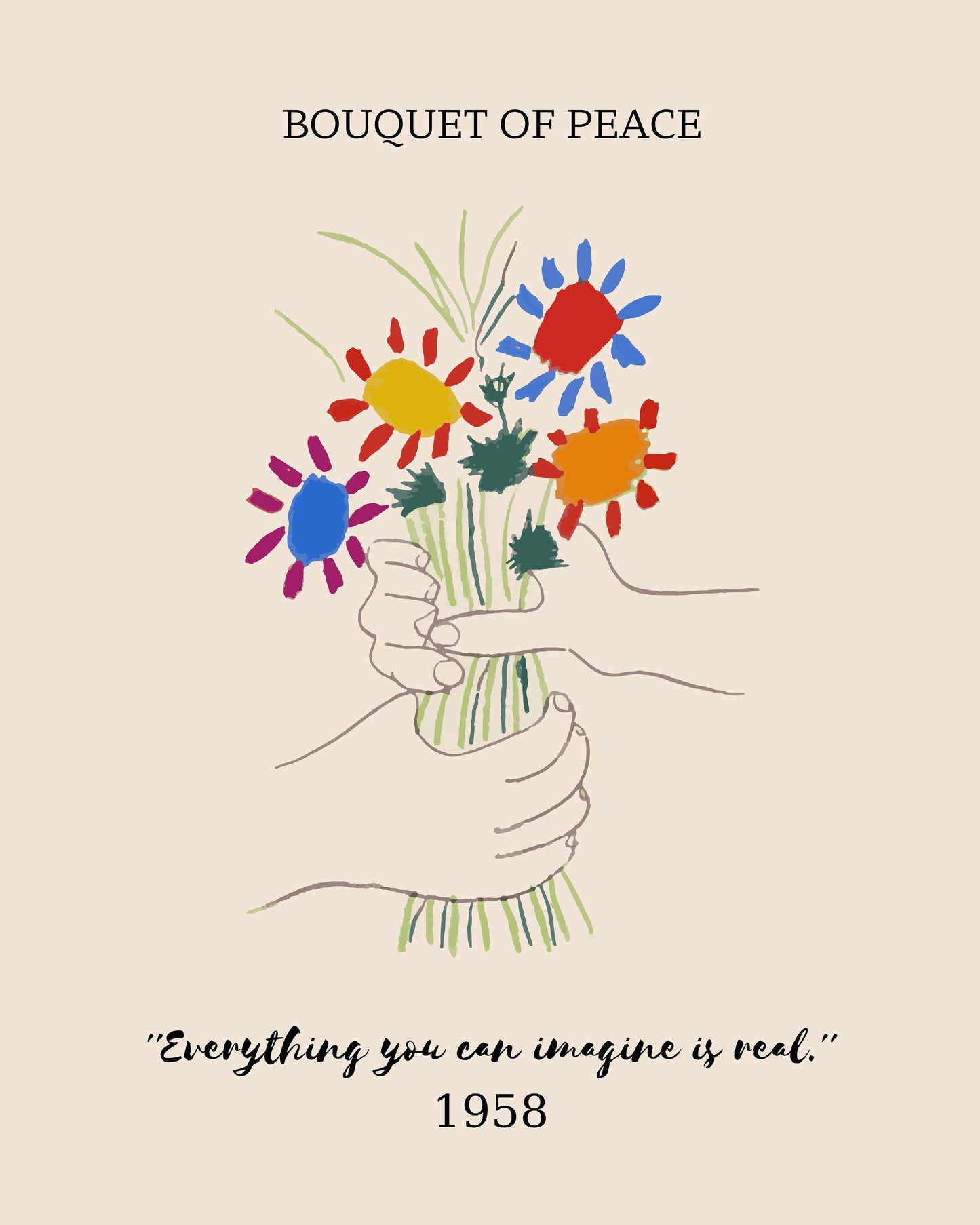 Picasso - Bouquet of Peace