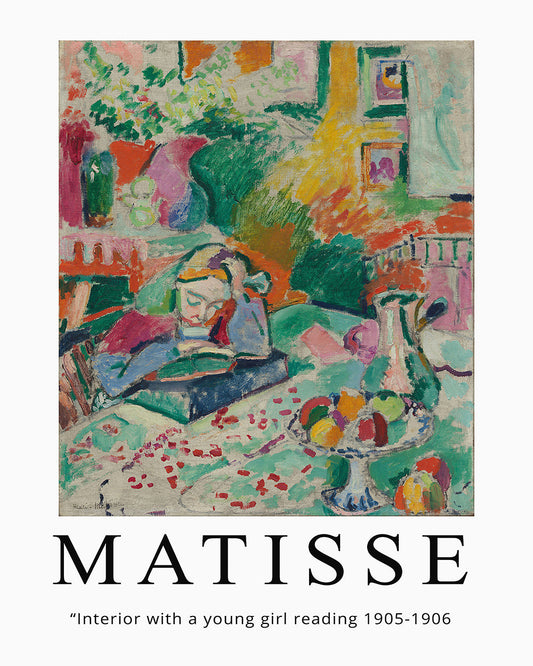 Henri Matisse - Interior with a Young Girl Reading
