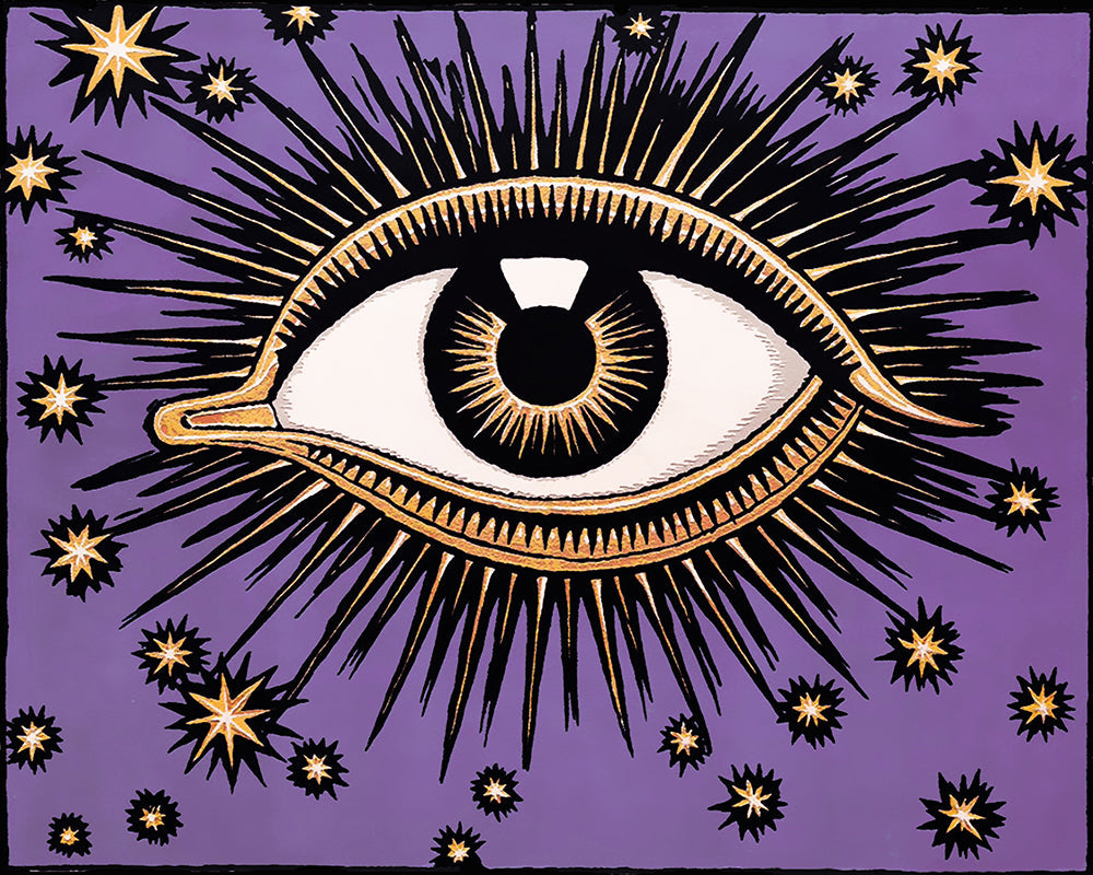 Mystic Eye And Stars No1