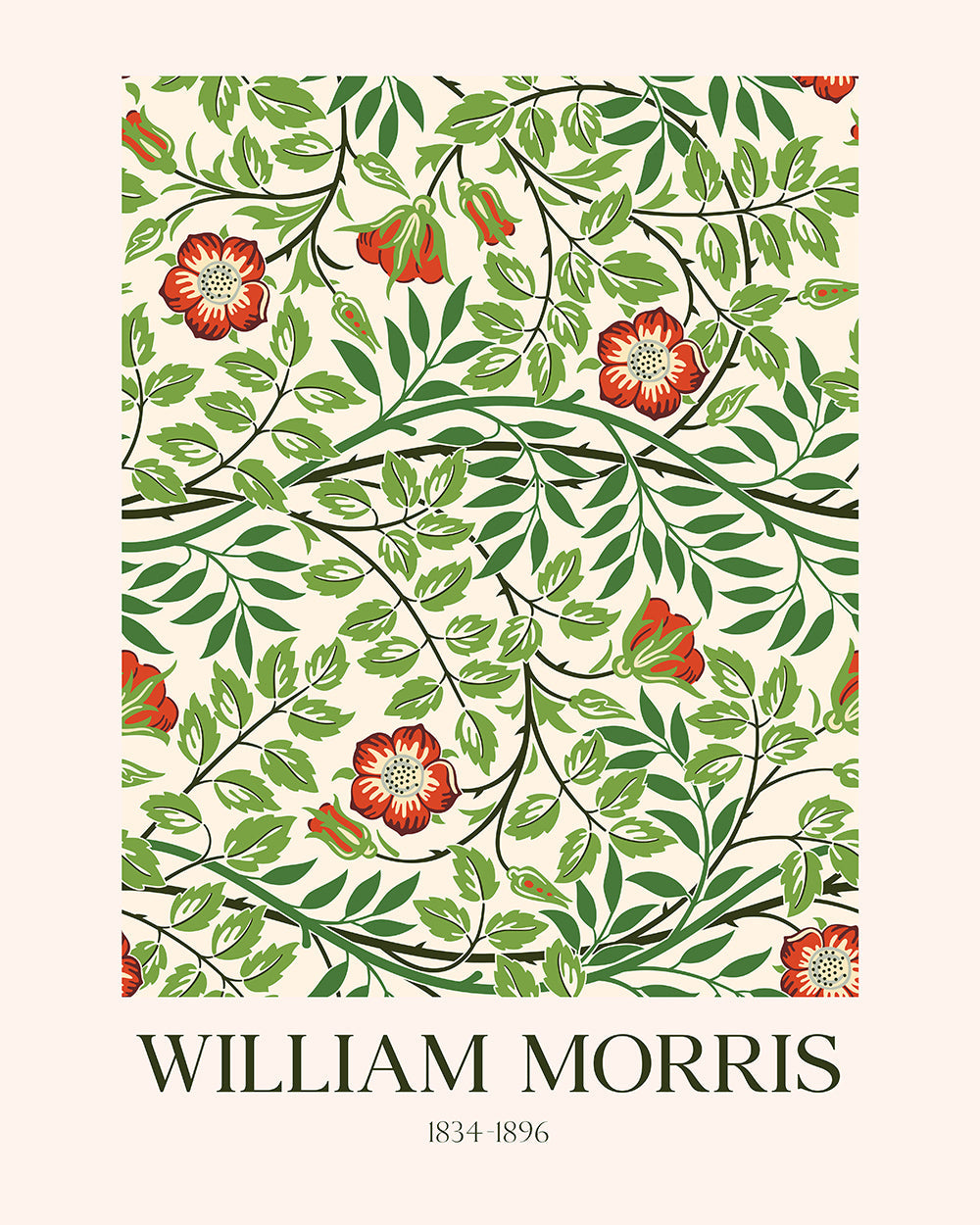 William Morris - Flower Pattern No1