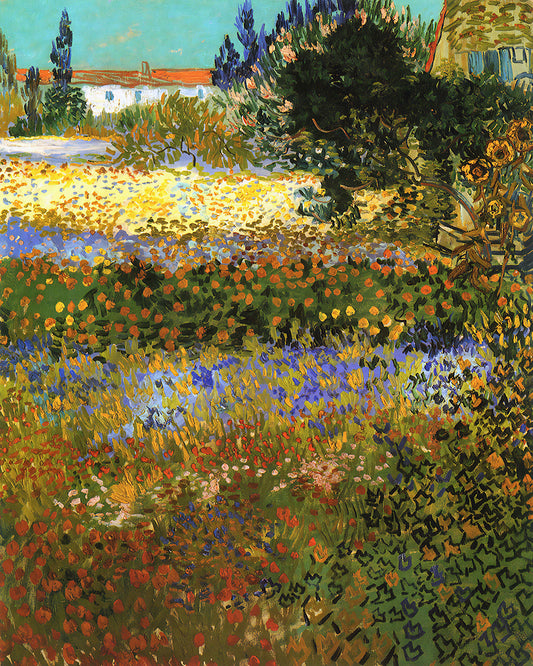 Van Gogh - Flowering Garden in Arles