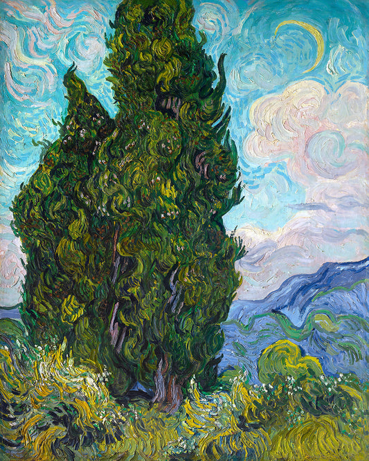 Van Gogh - Cypresses