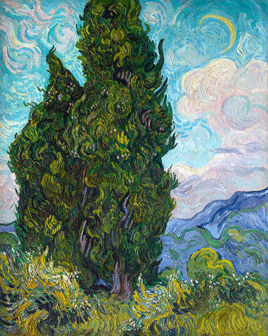 Van Gogh - Cypresses
