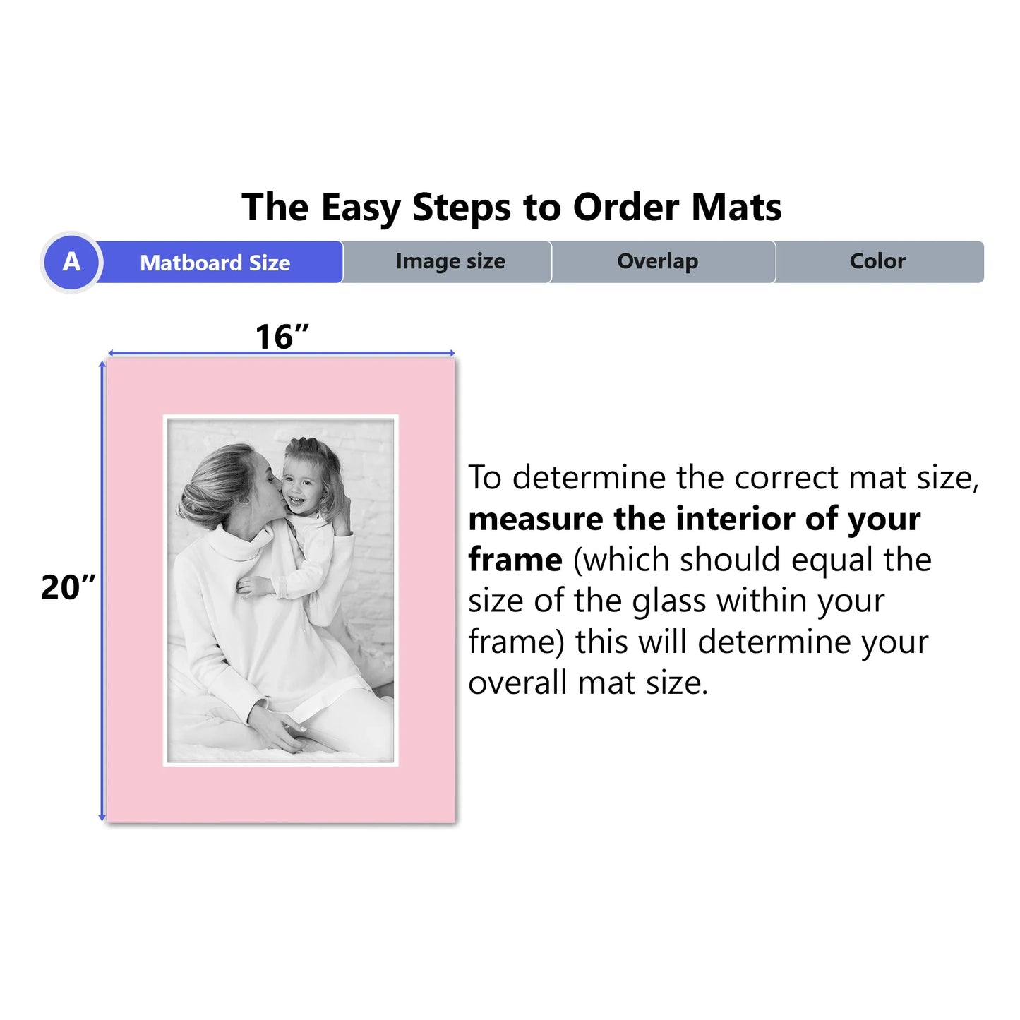 Matboard Desert Rose